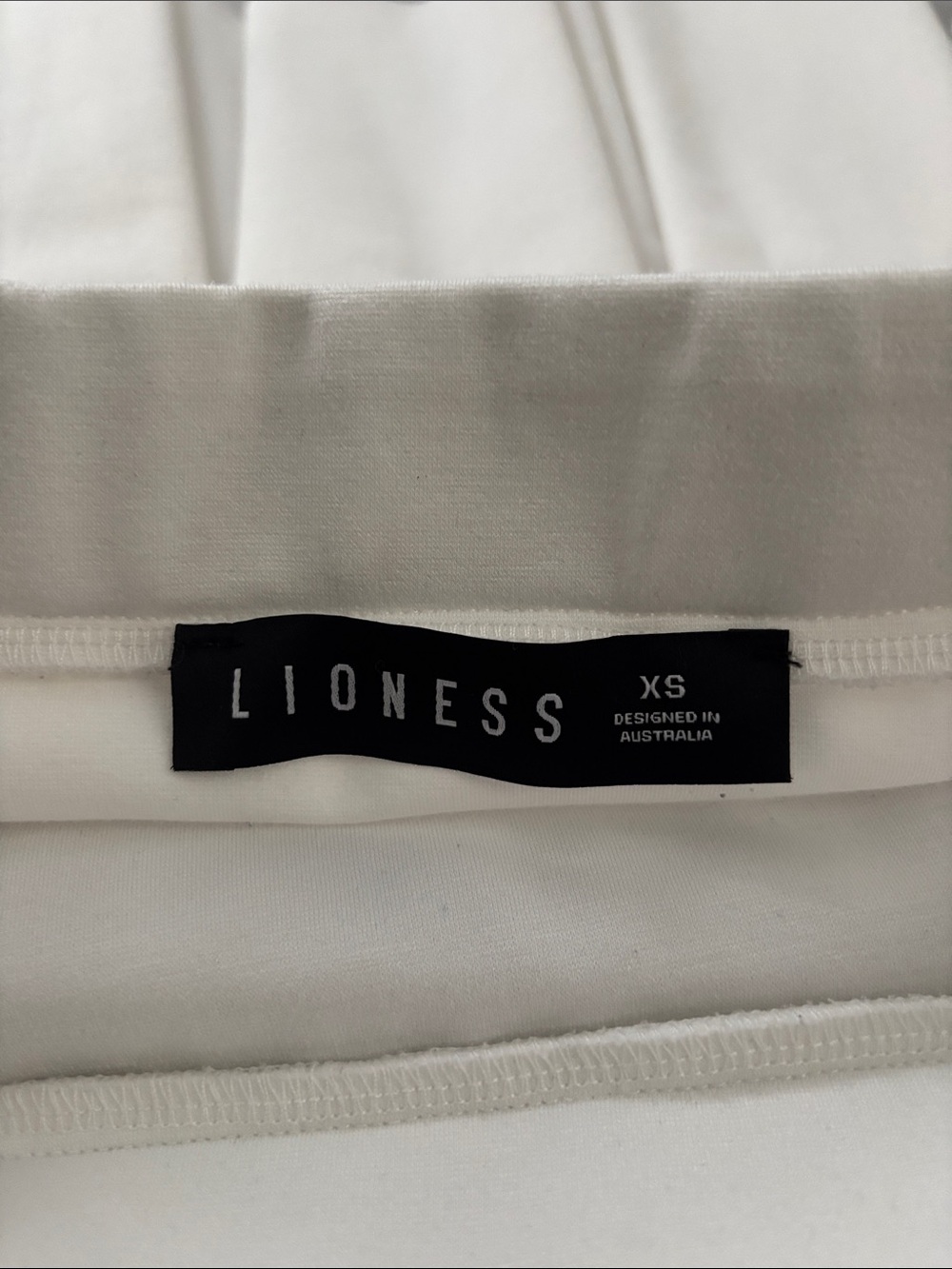 Lioness Rescue Me Pleated Mini Skirt, Thick White Pleated Min Skirt - Picture 4 of 6